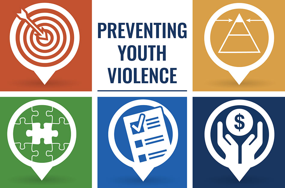 防止青年暴力图表的形象
